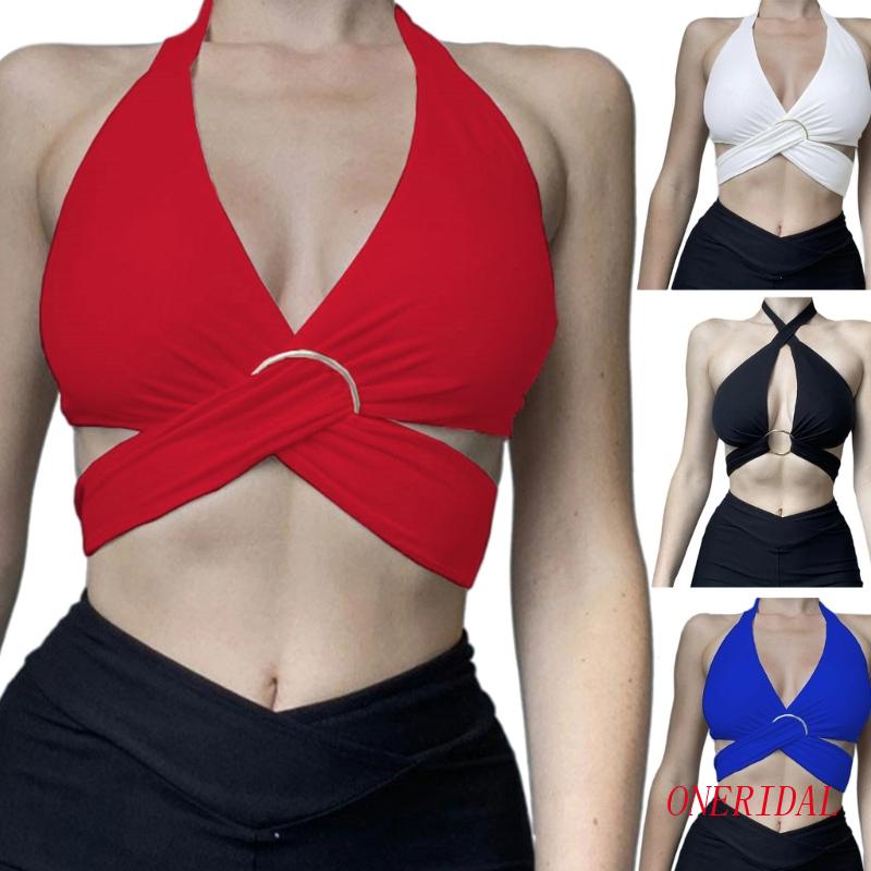 Áo Nữ Không Tay Cổ Chữ V Khoét Sâu Gợi Cảm