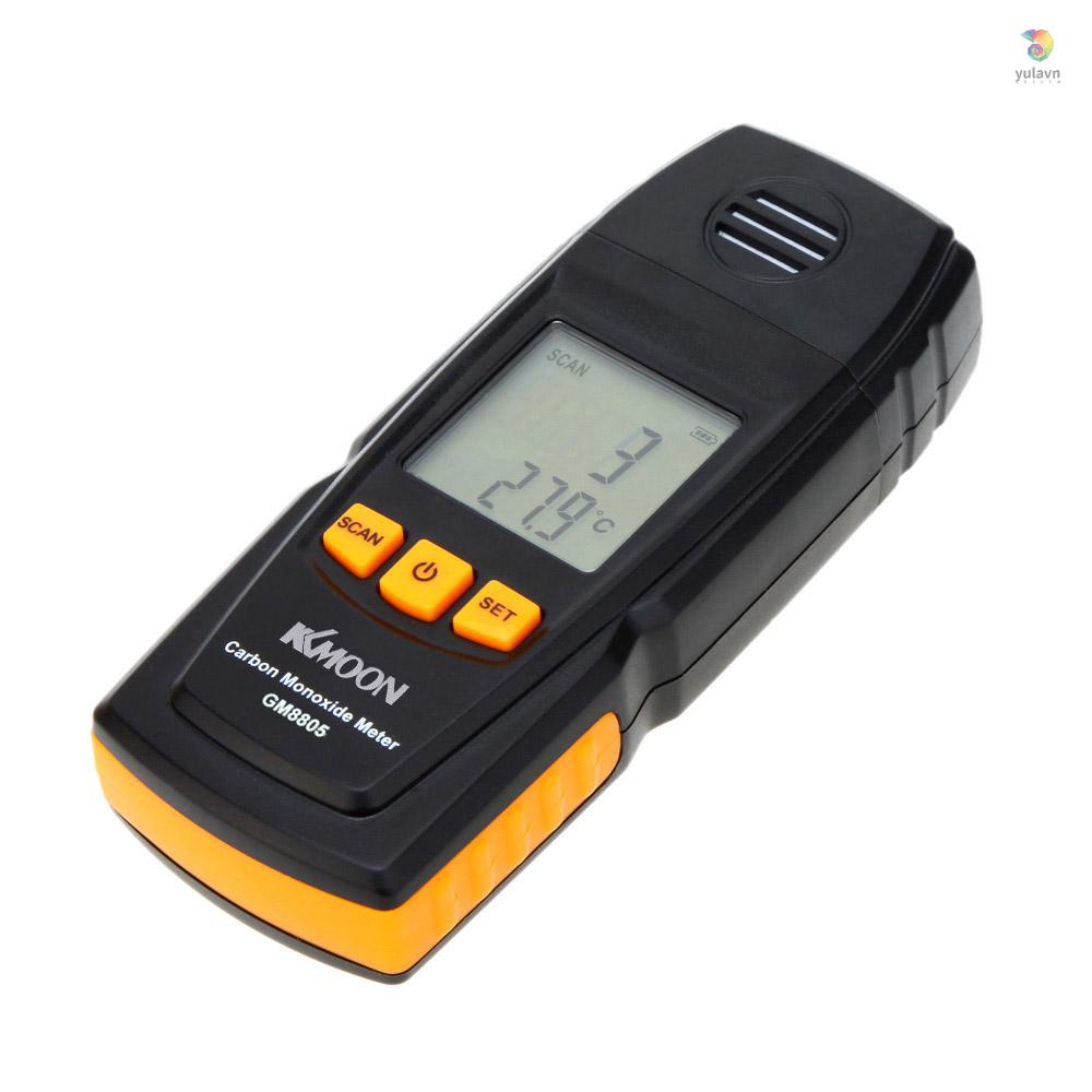 Thiết Bị Đo Nồng Độ Khí Gas KKmoon 0-1000ppm GM8805 Bằng Carbon Monoxide Cầm Tay Độ Chính Xác Cao