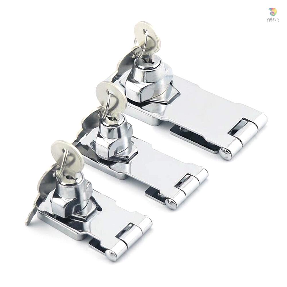 Bộ Ổ Khóa Cửa Mạ Chrome Kèm Chìa Khóa Tiện Dụng