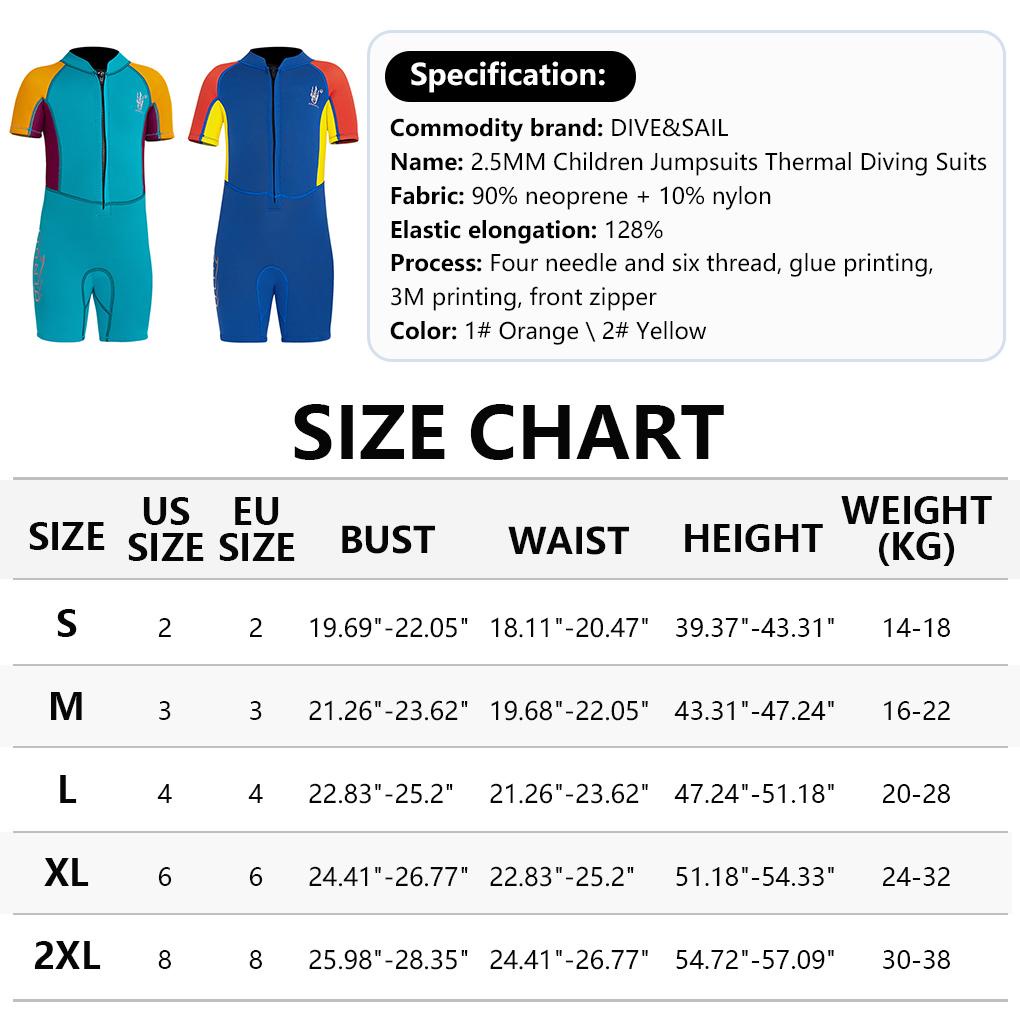 Bộ Đồ Lặn Một Mảnh Bằng Nylon Neoprene Siêu Mỏng Chống Nắng Cho Trẻ Em