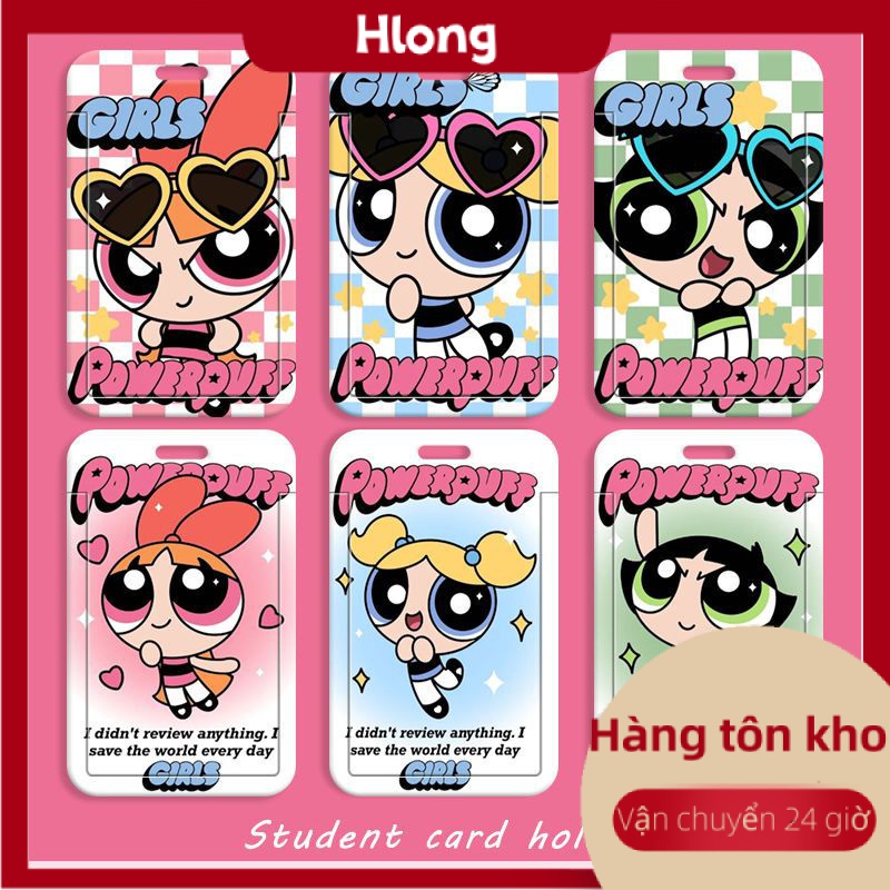 Ví Đựng Thẻ ID Thực Phẩm Phong Cách Powerpuff Girls  Dễ thương   Nữ sinh chuyên dụng