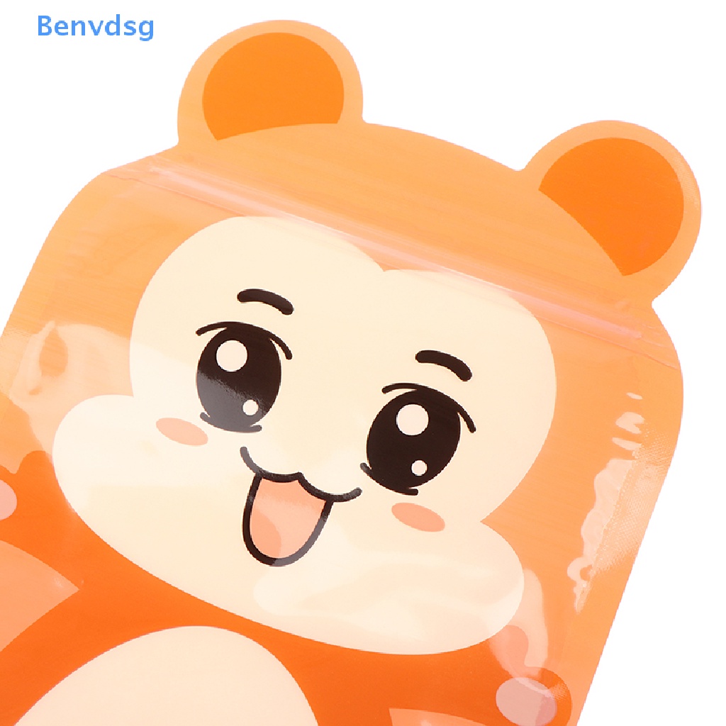 Bộ 5 Túi Đựng Bánh Kẹo Tự Niêm Phong Họa Tiết Hoạt Hình Dễ Thương