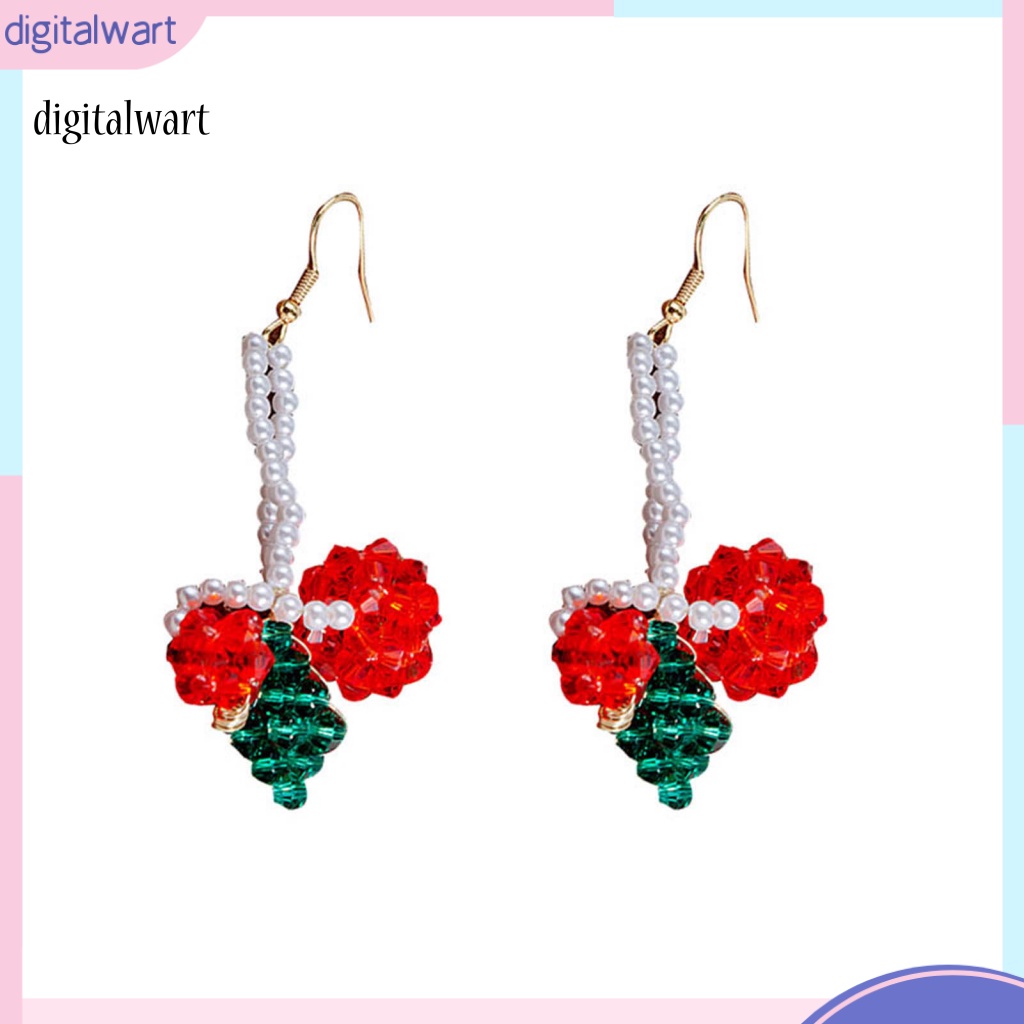 Kỹ Thuật Số| 1 Đôi Bông Tai Hình Hoa Nhỏ Đính Ngọc Trai Nhân Tạo Thời Trang Dành Cho Nữ