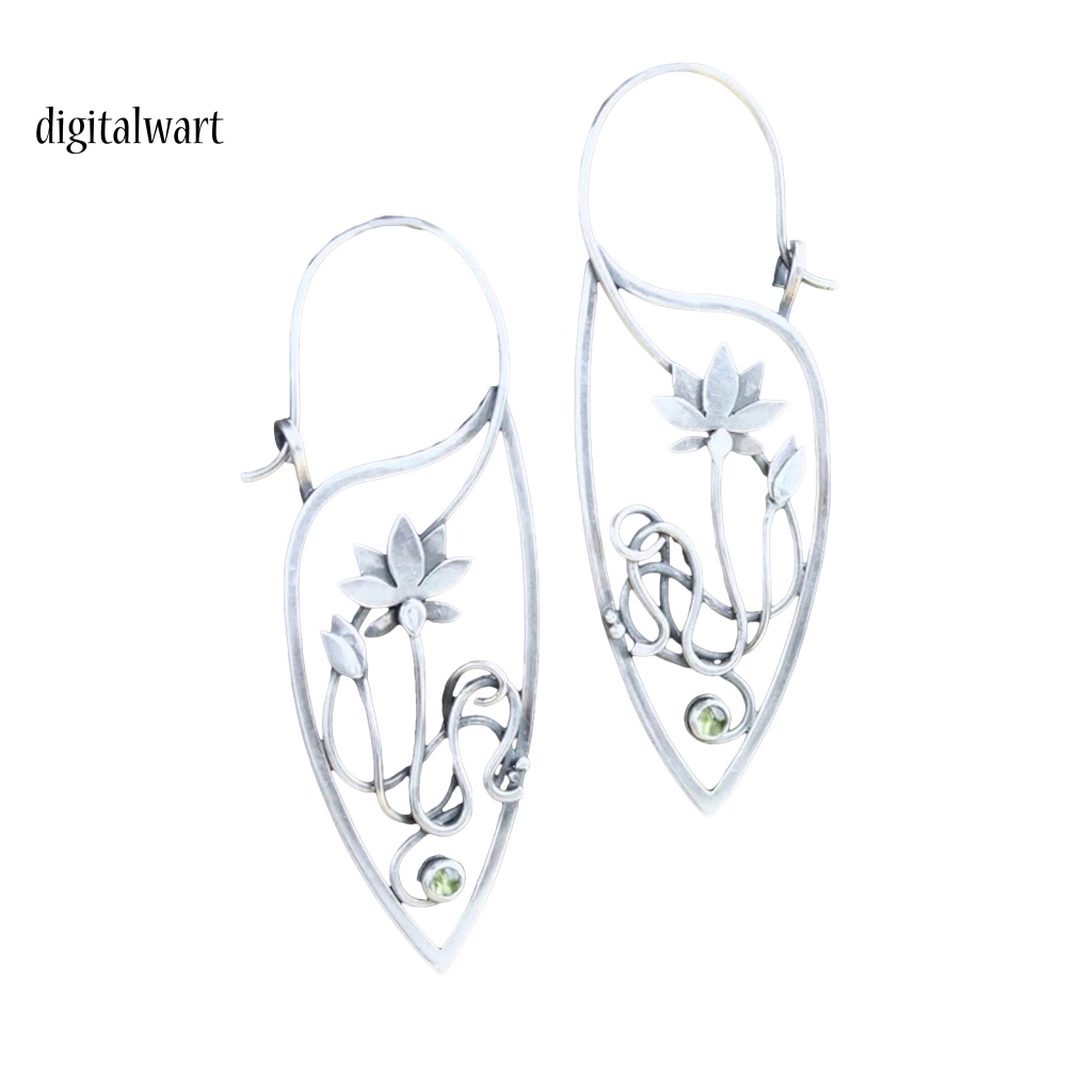 Kỹ Thuật Số| 1 Đôi Bông Tai Thiết Kế Rỗng Họa Tiết Hoa Tinh Tế Thời Trang Dự Tiệc Cưới Cho Nữ