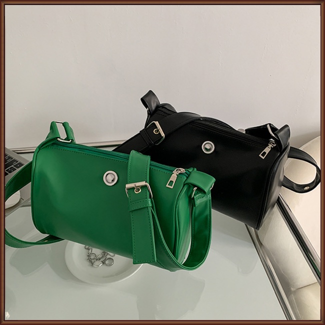 Túi Đeo Chéo Da Pu Khóa Kéo Thời Trang Cho Nữ