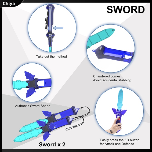 Bộ Phụ Kiện Thể Thao 12 Trong 1 Gồm Tay Cầm Và Dây Đeo Cổ Tay Tương Thích Với Switch