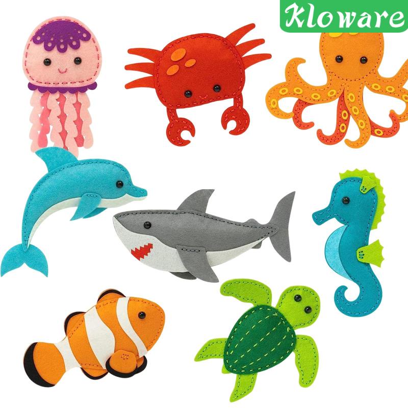 Bộ Dụng Cụ May Vá Thủ Công Hình Cá Và Chim Cho Người Mới Bắt Đầu