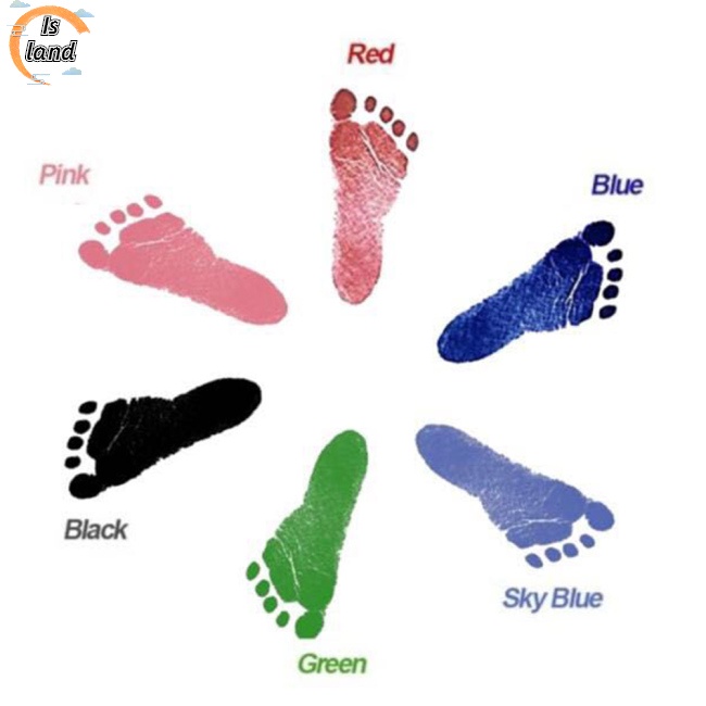 Dầu In Dấu Chân / Tay Không Độc Hại Nhiều Màu Sắc Dành Cho Phòng Khách / Trẻ Sơ Sinh