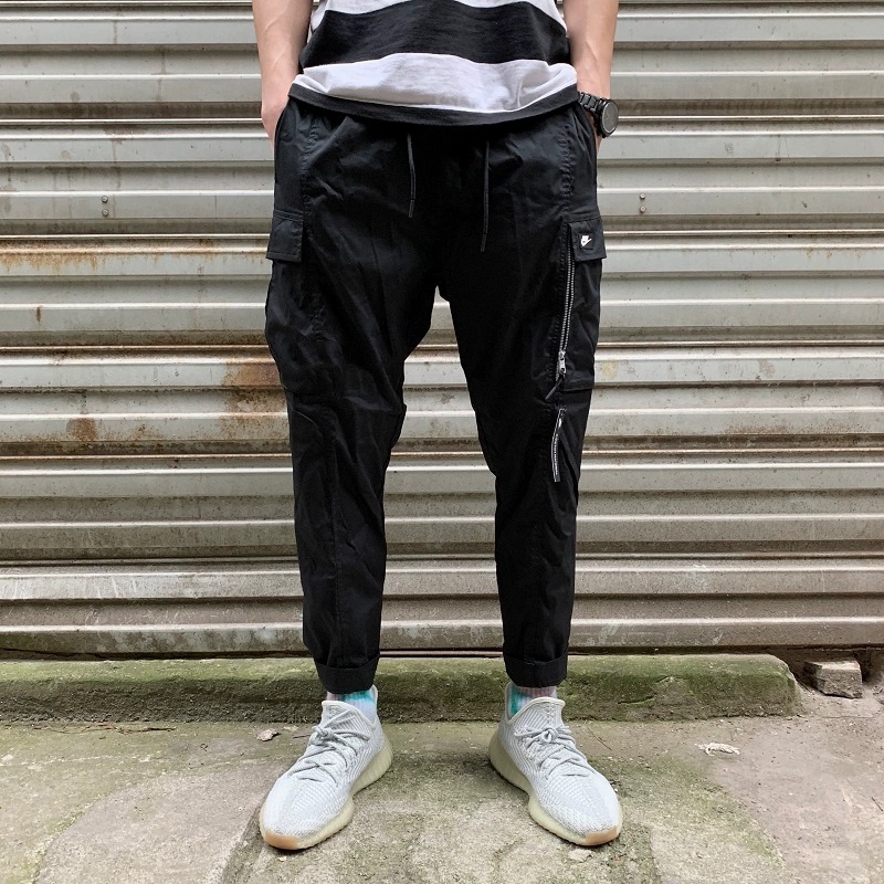Quần Nike 100% Chính Hãng Nhanh Khô Thấm Hút Mồ Hôi Phối Túi Lớn Cho Nam