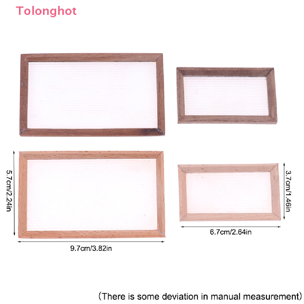 1 Mô Hình Khay Trưng Bày Đồ Nội Thất mini Bằng acrylic Cho Nhà Búp Bê