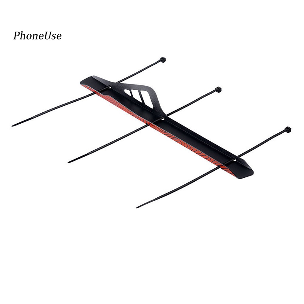 PU   MTB Road Bike Bicycle Chain Protection Guard Cover Sticker with 3 Mount Strap