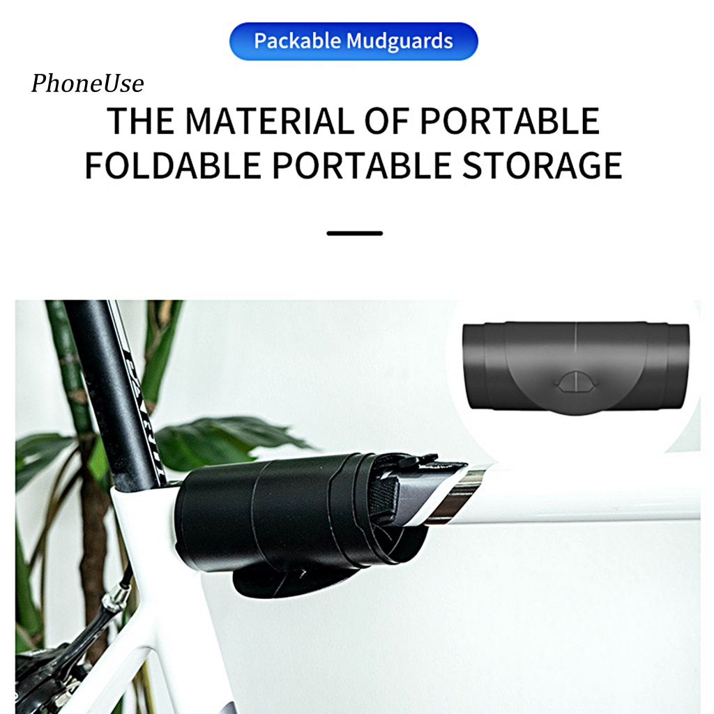 Tấm Chắn Bùn Xe Đạp Leo Núi Bằng PU Chống Thấm Nước Dễ Lắp Đặt Có Thể Điều Chỉnh Độ Bền Cao