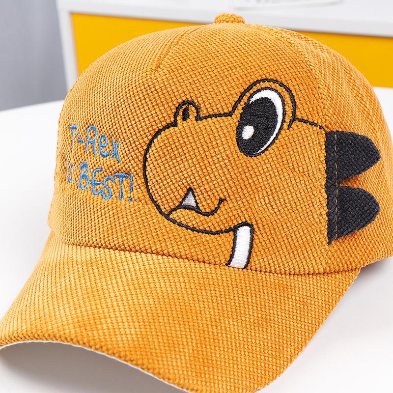 Nón Lưỡi Trai Hình Khủng Long Hoạt Hình Dễ Thương Chống Nắng Tùy Chỉnh Phong Cách Hàn Quốc Cho Bé Trai