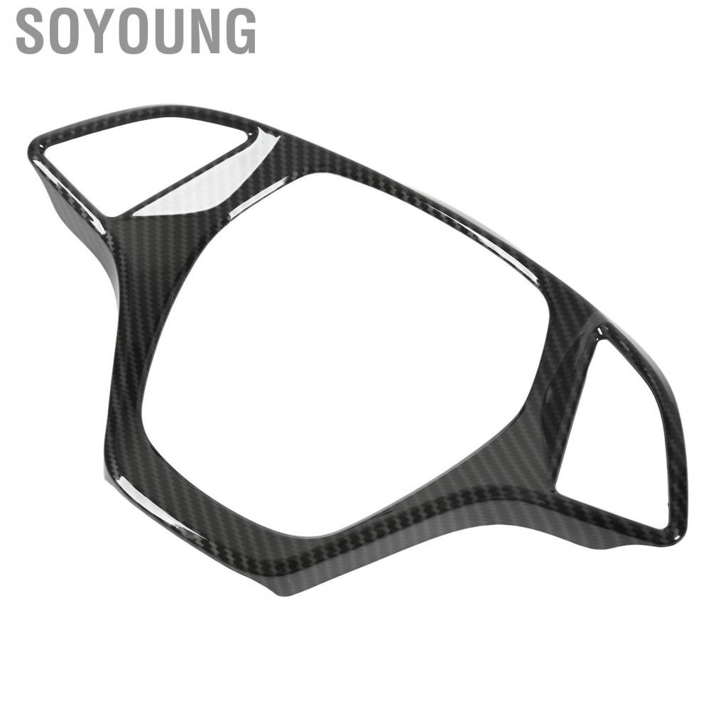 Soyoung Steering Wheel Frame Decoration  Perfect Fit Rust Proof Cover Smooth Surface for Car