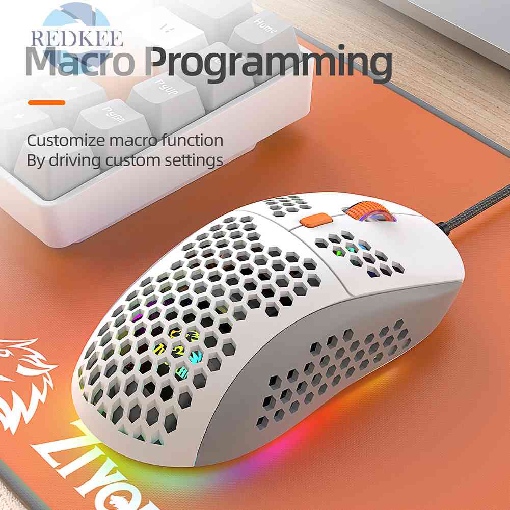 Chuột Máy Tính Có Dây M8 Có Đèn Led Nền Dùng Để Chơi Game
