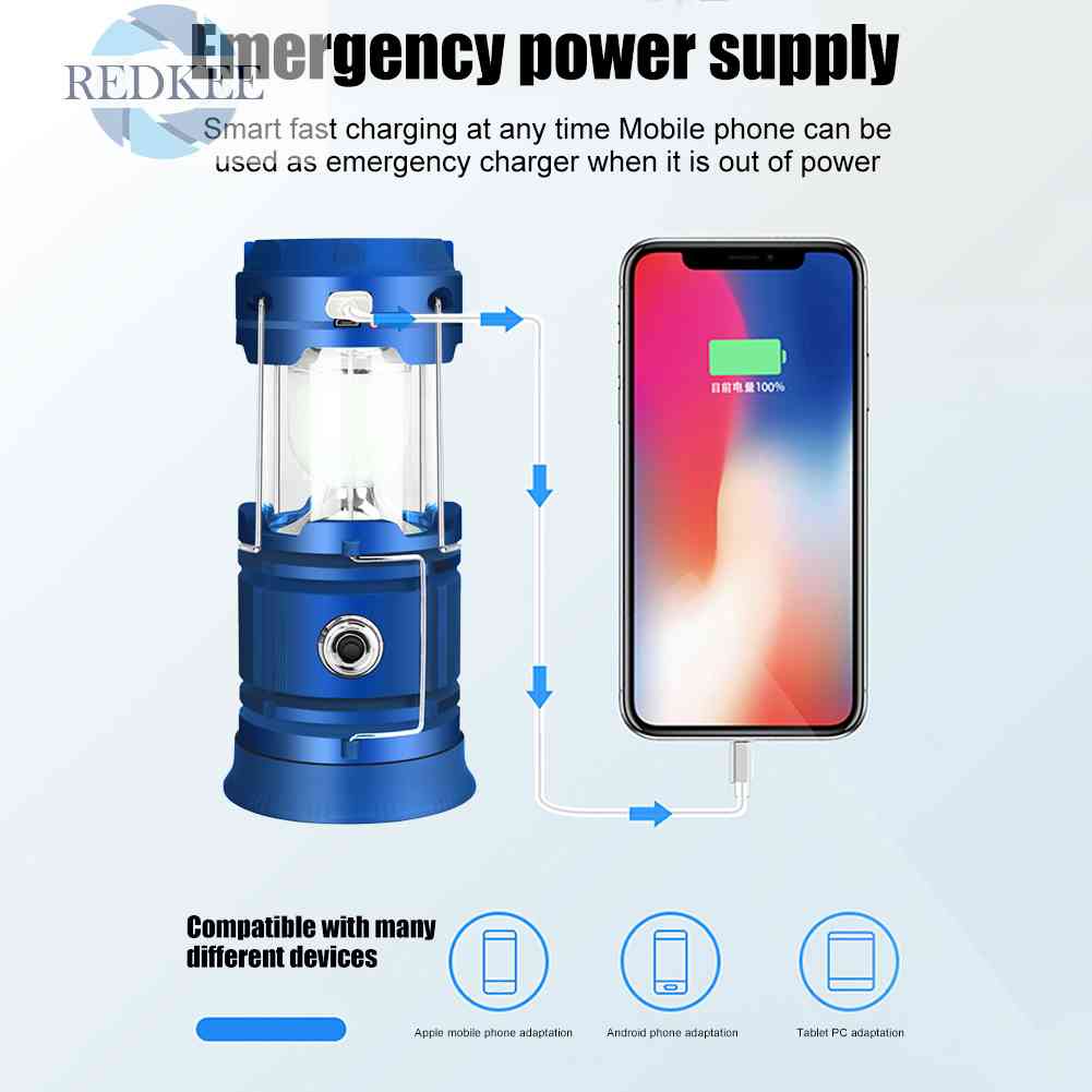 Đèn LED IPX4 Chống Thấm Nước Có Móc Treo Tiện Dụng Cho Cắm Trại / Câu Cá