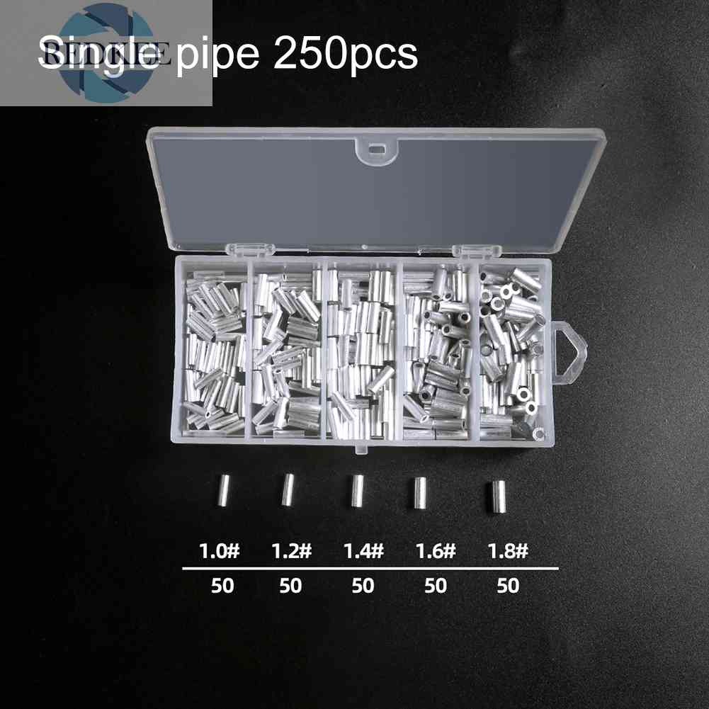 200 / 250 Ống Nối Dây Câu Cá Bằng Nhôm