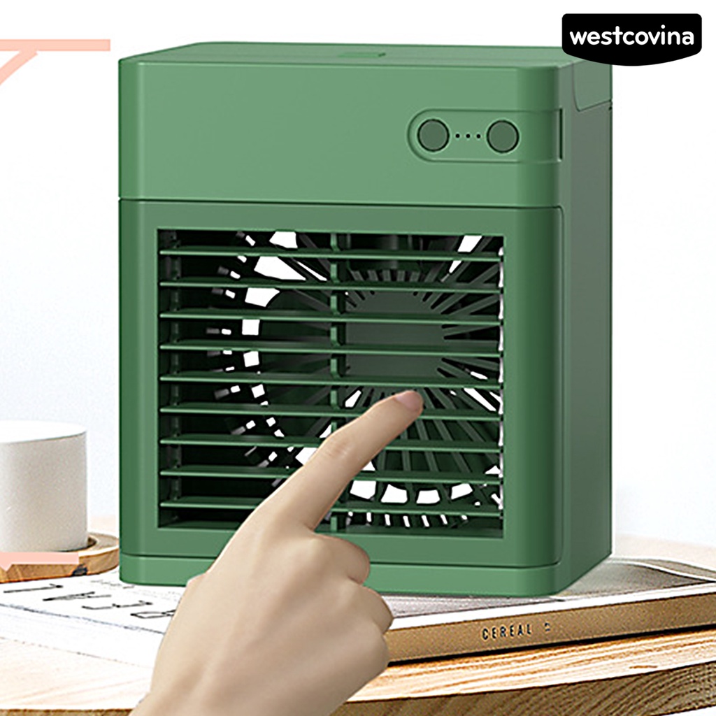 W🅢Quạt Phun Sương Làm Mát Không Khí Dung Tích Lớn 2 Màu Tùy Chọn