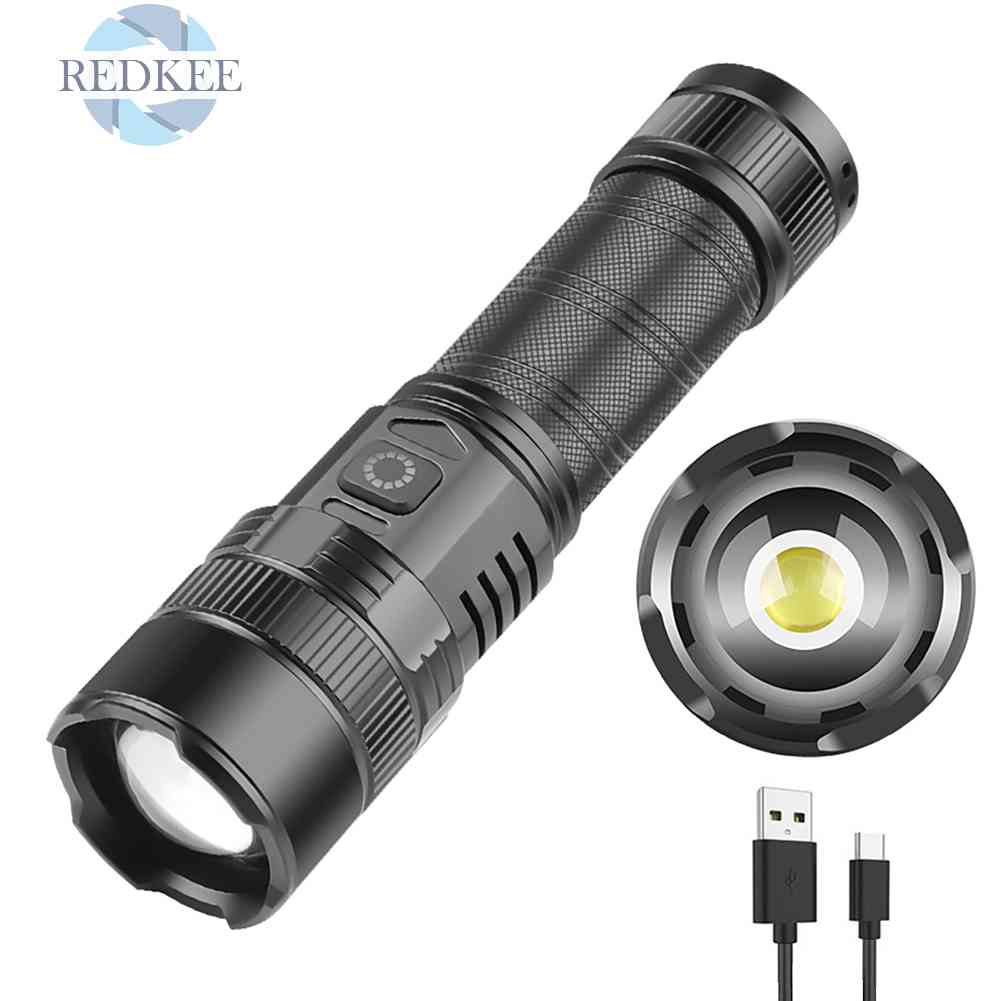 Đèn Pin LED IPX4 Chống Nước 5 Chế Độ Tiện Dụng