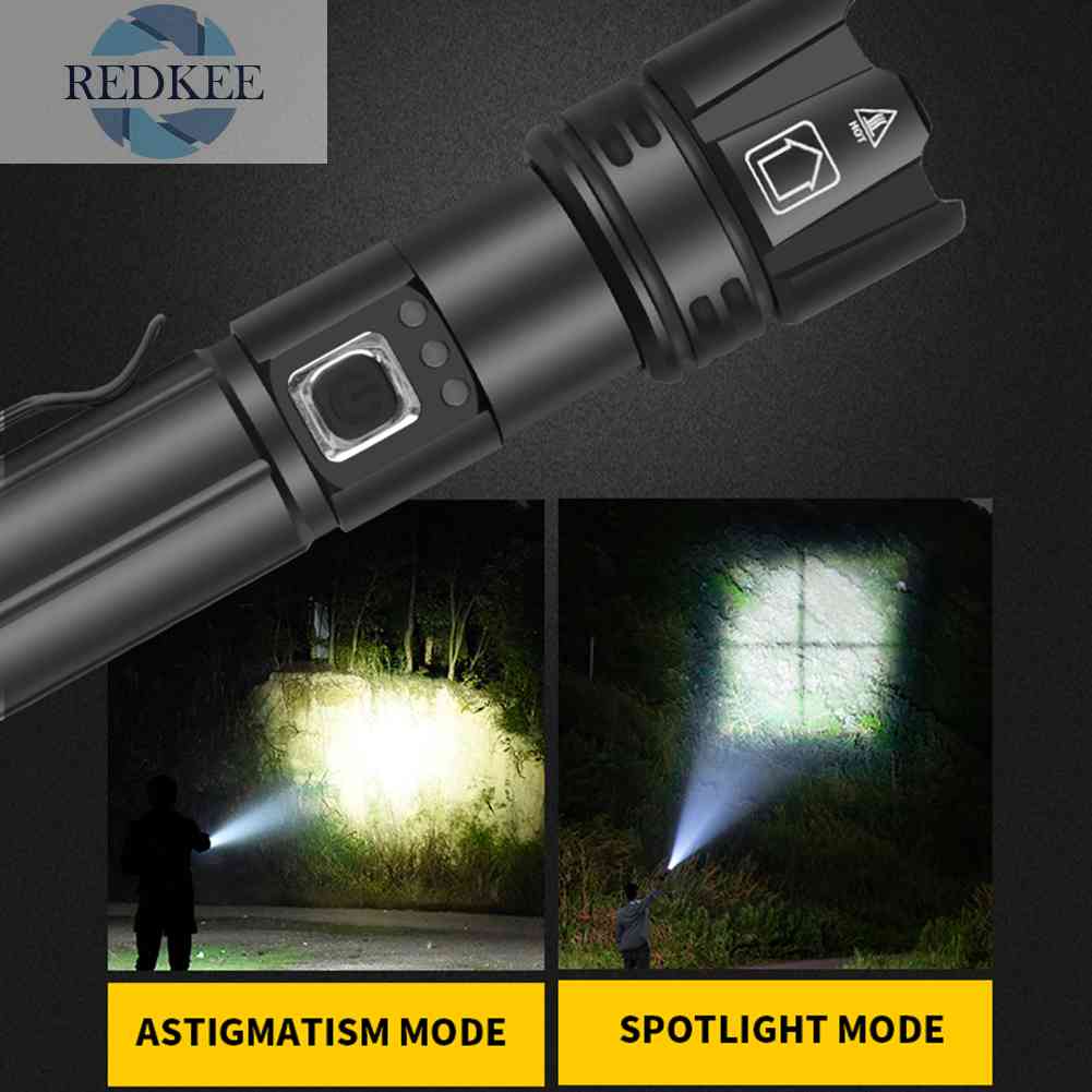 Đèn Pin XHP50 LED 600 Lumens Chất Liệu Hợp Kim Nhôm