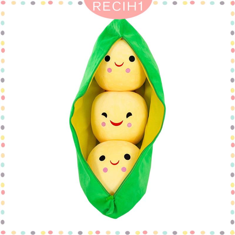 Gối Ôm Nhồi Bông Hình Hạt Đậu Dễ Thương Trang Trí Phòng Khách / Phòng Ngủ