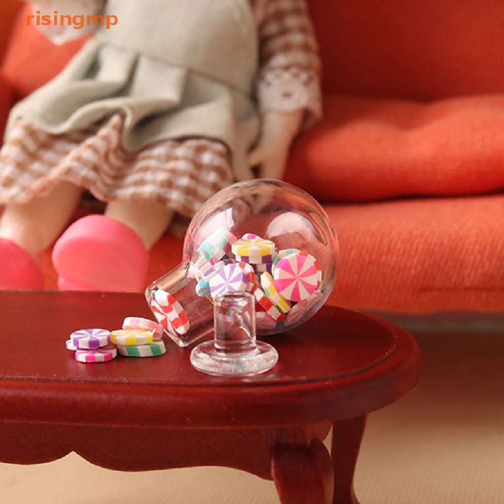 1 Hũ Thủy Tinh 1: 12 Có Nắp Dùng Trang Trí Nhà Búp Bê