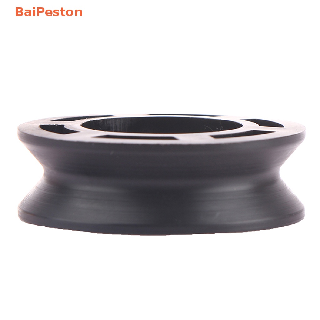 Bánh Xe Ròng Rọc 10 * 50 * 16mm Bằng Nhựa Nylon Chống Mòn Có Rãnh Chữ V