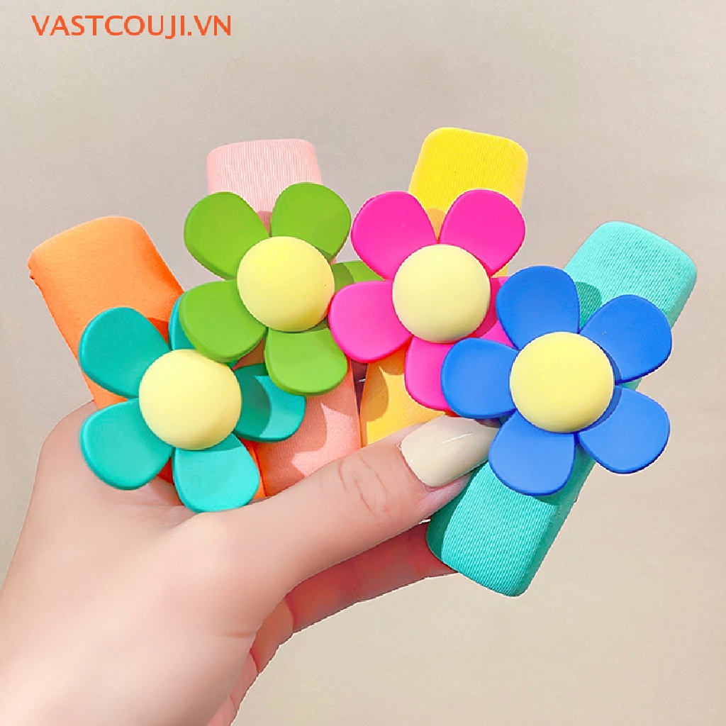 Kẹp Tóc Hình Hoa Nhiều Màu Sắc Ngọt Ngào Cho Nữ
