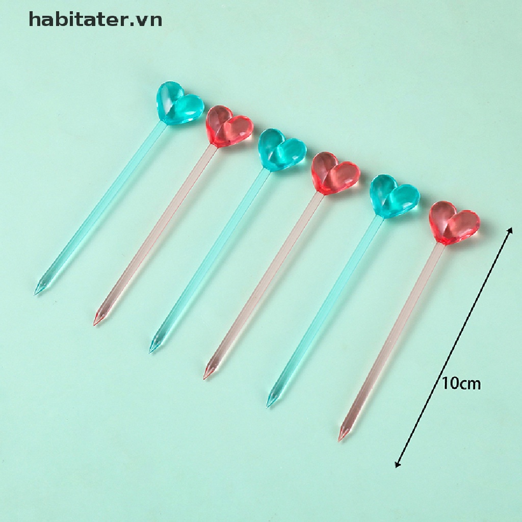 Set 8 / 12 Nĩa Ăn Trái Cây / Cocktail Tiện Dụng