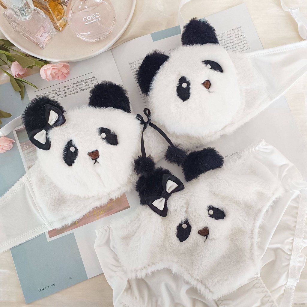 Áo Ngực Không Gọng Họa Tiết Gấu Hoạt Hình Phong Cách Nhật Bản Quyến Rũ Cho Nữ