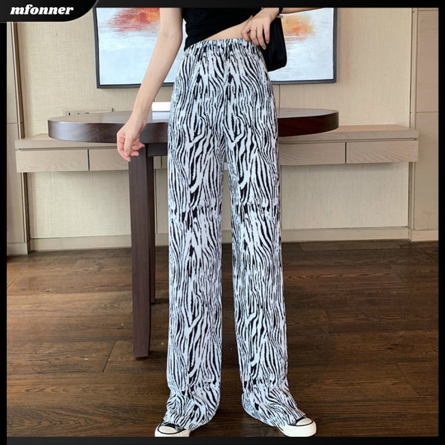 Quần Lửng Ống Rộng Nhuộm Màu Thời Trang Cho Nữ