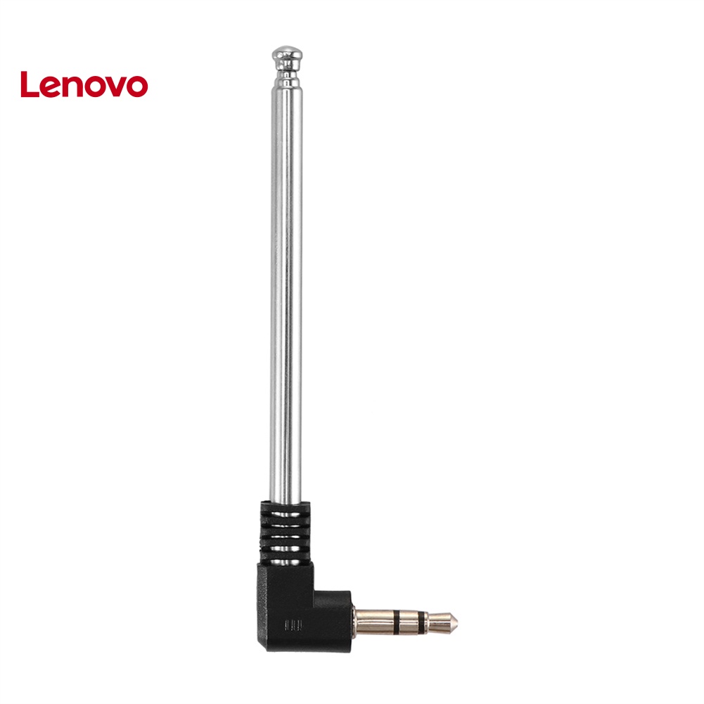Anten đài FM LENOVO thu gọn phích cắm 3.5mm cho điện thoại xe hơi