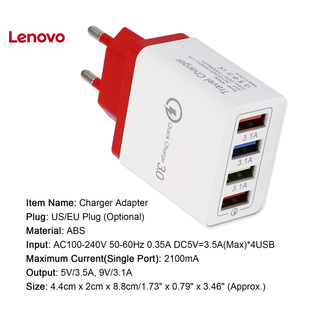 Củ Sạc Nhanh QC 3.0 4 Cổng USB Hình Hoa Hướng Dương