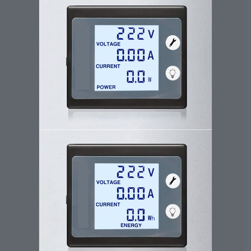 Thiết Bị Đo Công Suất Điện AC 80-260V 100A 110V 220V Có Màn Hình LCD