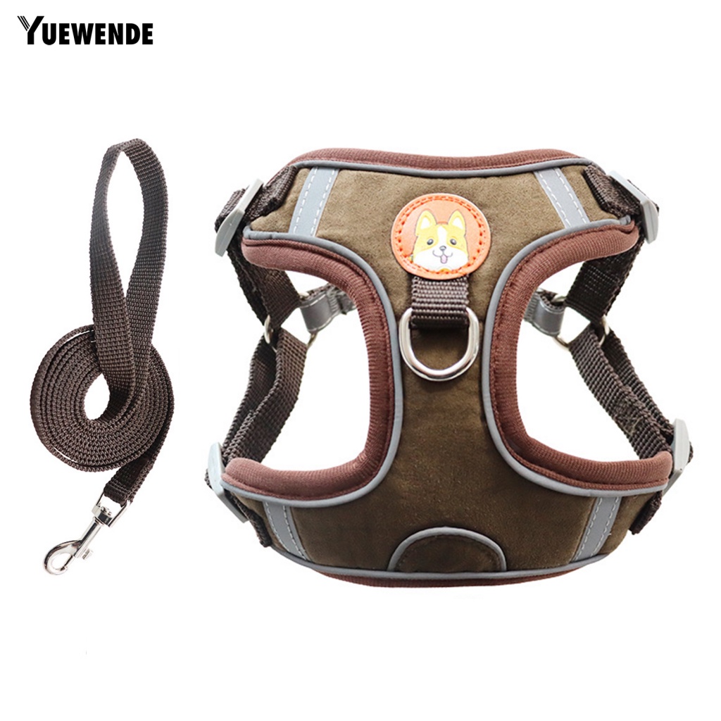 Bộ 2 Dây Dắt Thú Cưng Đi Dạo Thiết Kế Thoáng Khí Tiện Dụng