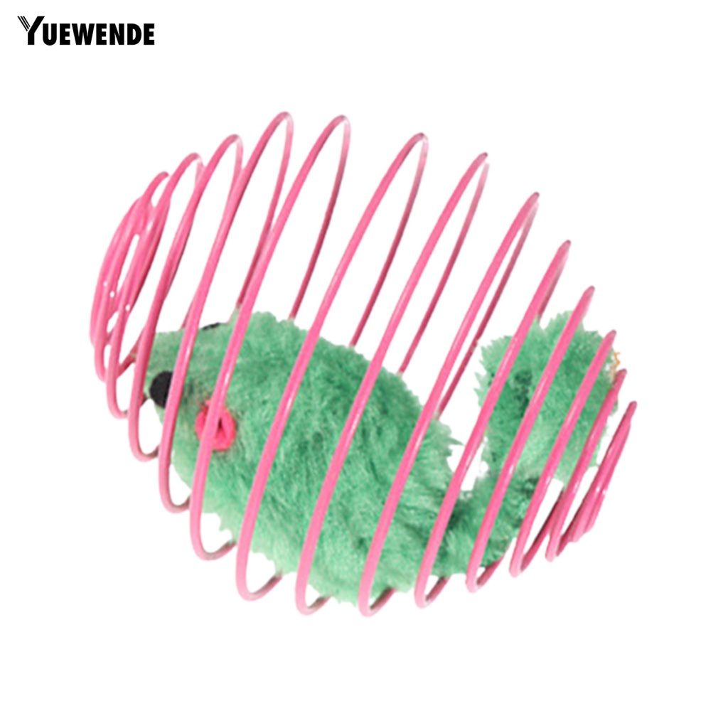 Lồng Đồ Chơi Hình Chuột Lò Xo Chống Cắn Dành Cho Mèo Cưng