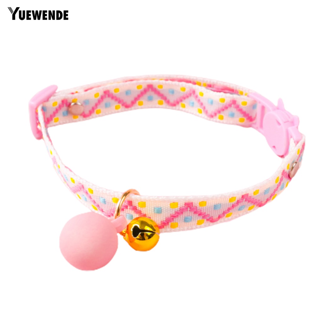 Vòng Cổ Thú Cưng Gắn Chuông Nhiều Màu Thời Trang