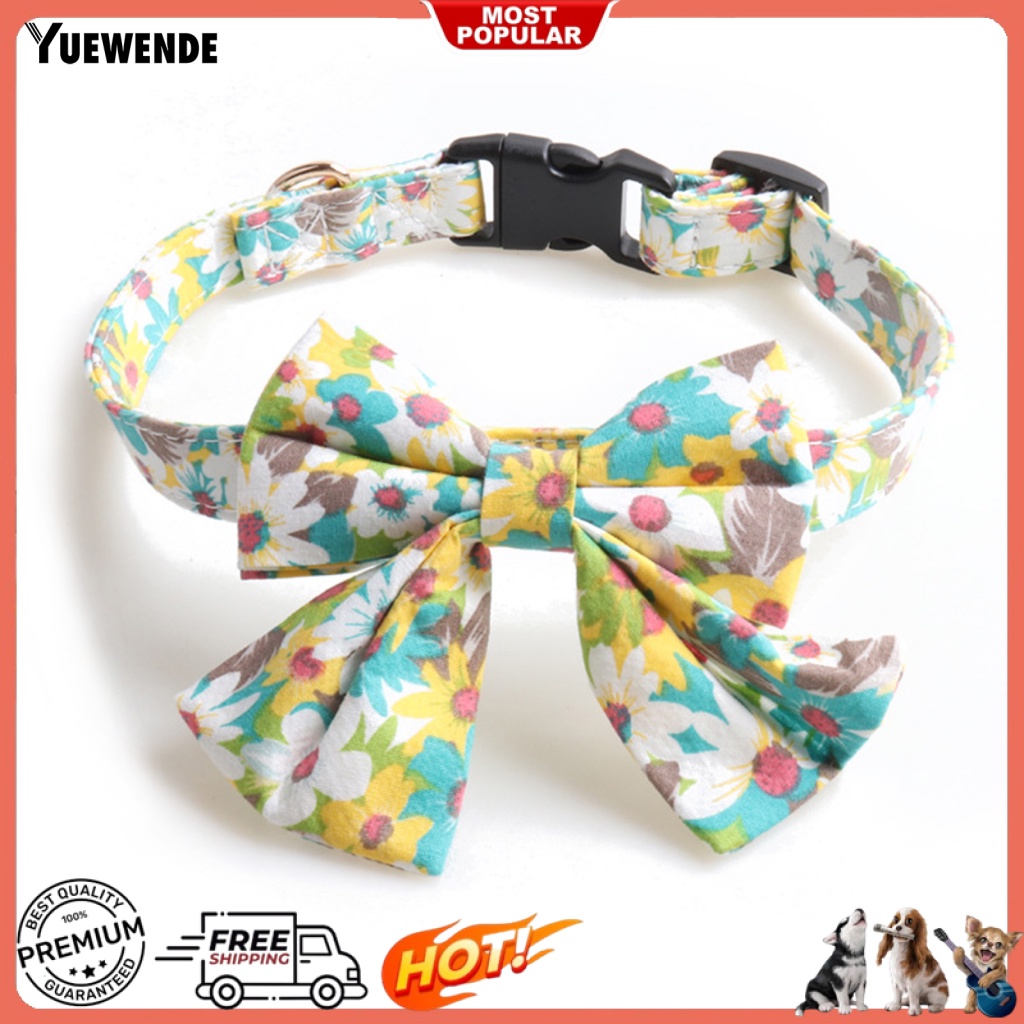 Vòng Cổ Thú Cưng Gắn Nơ Dễ Thương