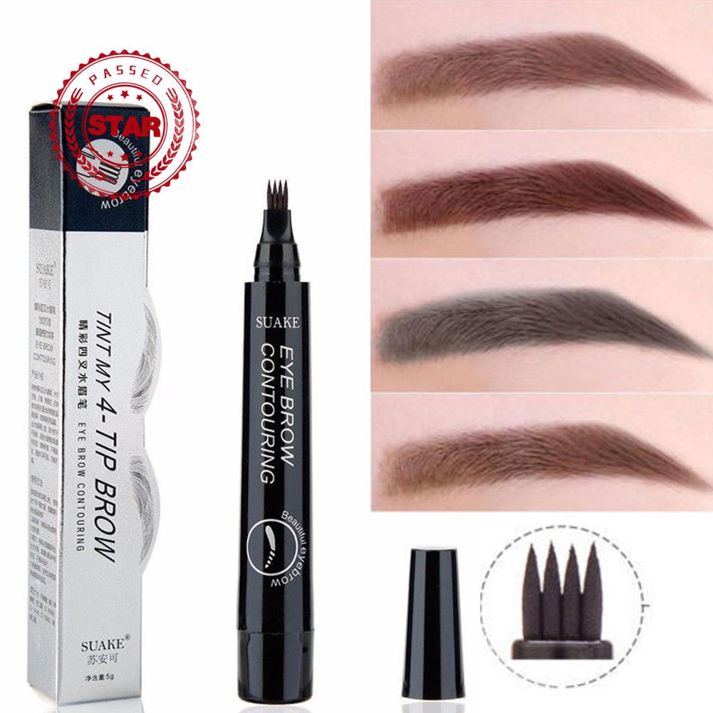 Bút Kẻ Lông Mày Dạng Lỏng K6V2 Hai Đầu Lâu Trôi