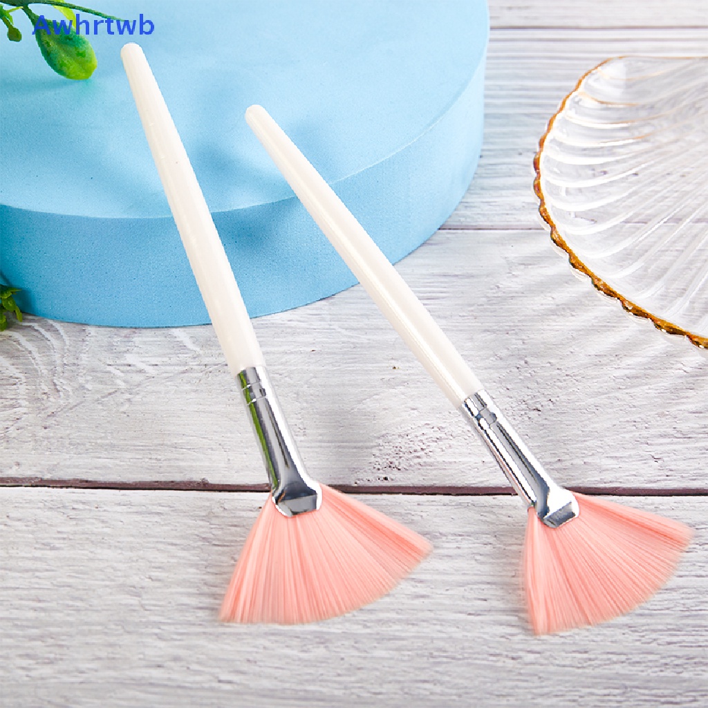 Set 3 Cọ Đắp Mặt Nạ Chăm Sóc Da Với Tay Cầm Nhựa Trong Suốt Mới