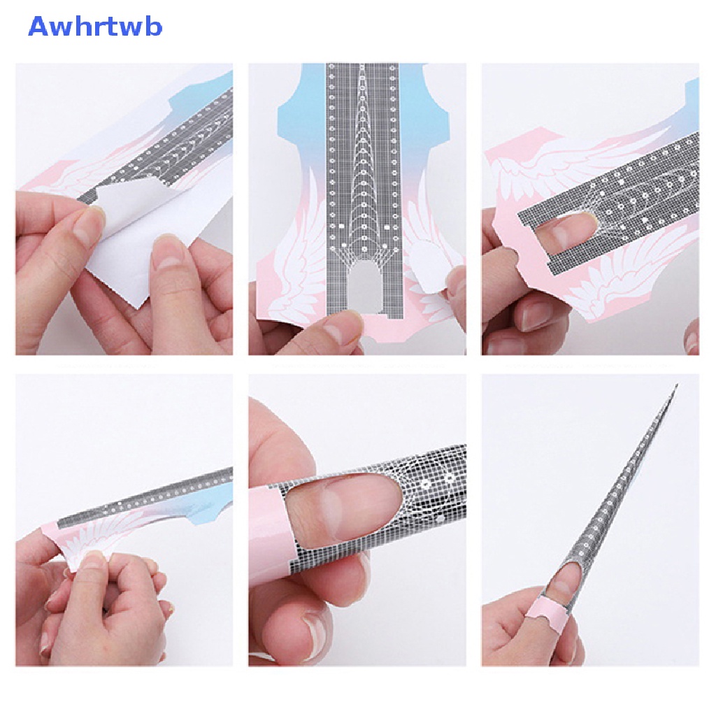 Set 100 Miếng Dán Hỗ Trợ Nối Dài Móng Tay Chuyên Nghiệp Mới