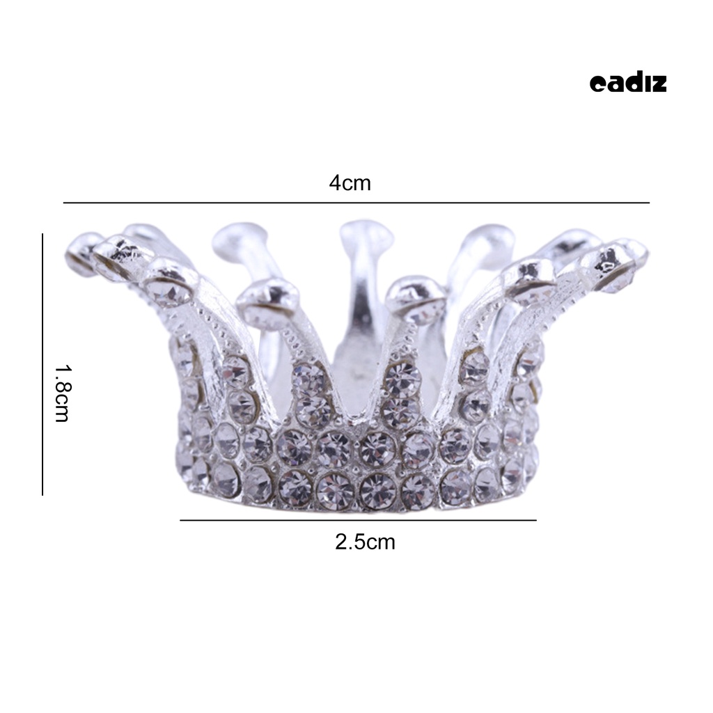 Giá Đỡ Cọ Vẽ Móng Tay Chống Rơi Chống Vỡ Hình Vương Miện Đính Kim Cương Giả DIY