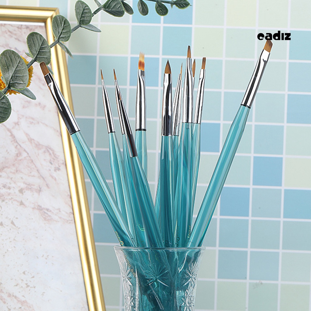 Cọ Vẽ Trang Trí Móng Tay Nghệ Thuật Bằng Sợi Nylon Không Dính Mềm Mại