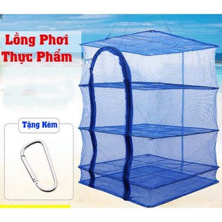 Lồng phơi đa năng, để phơi cá khô có thể xếp gọn a đồ câu simano - đồ câu simano