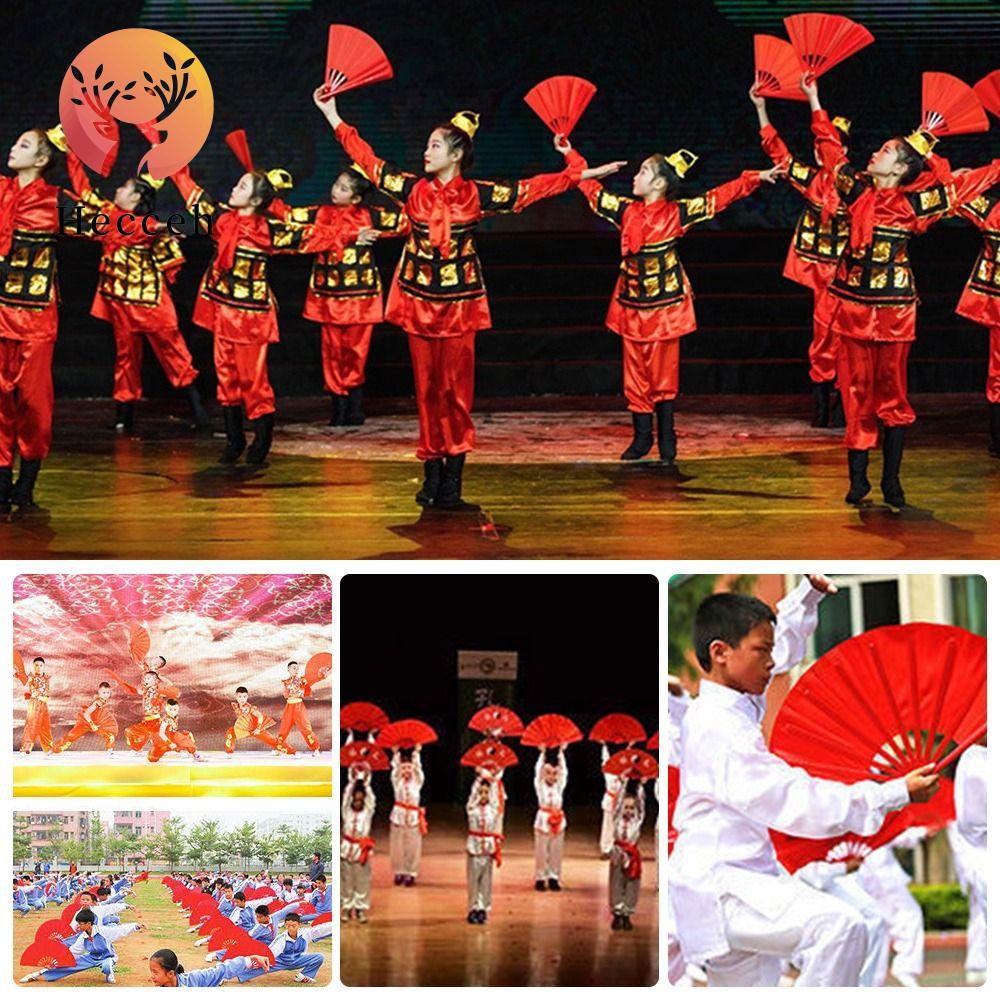 Quạt Nhựa Cầm Tay Múa Thái Cực Quyền Trung Hoa Trang Trí Tiệc Cưới