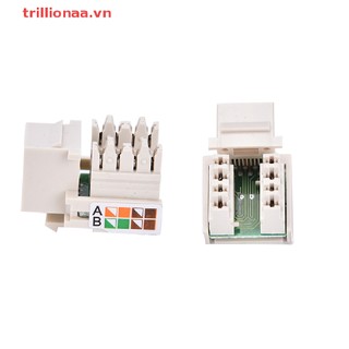 Trillionaa cat5 rj45 đấm xuống keystone jack cat5 mạng ethernet rj45 trắng lô 
mới cat5 rj45 đấm xuống keystone jack cat5 mạng ethernet rj45 trắng lô 
hot cat5 rj45 pun