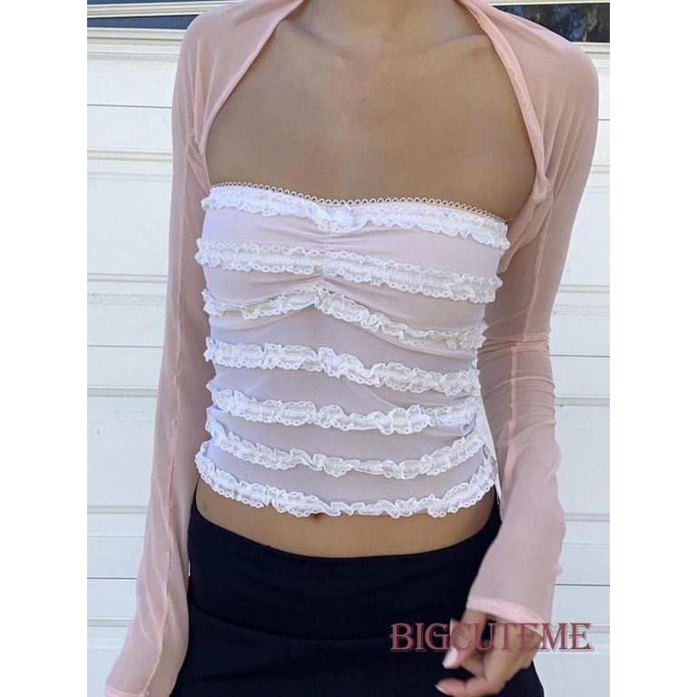 Áo Ống Cổ Thuyền Màu Trơn Thời Trang Mùa Hè Cho Nữ