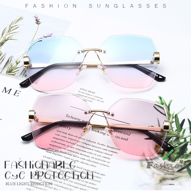 Kính Mát Phân Cực Không Gọng Gọn Nhẹ Chống Nắng Phân Cực Thời Trang Cho Nam Và Nữ