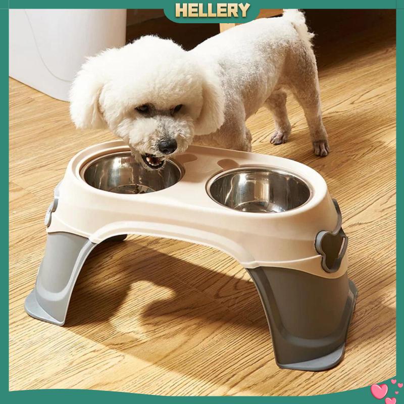 Đĩa Đựng Thức Ăn Chống Trượt Kèm Giá Đỡ Dành Cho Thú Cưng