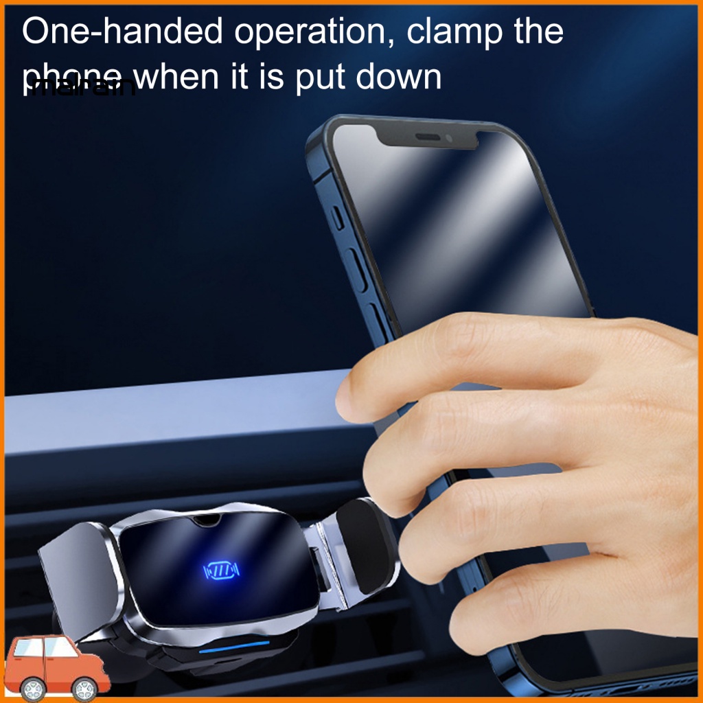Giá Đỡ Điện Thoại Mini Cảm Ứng Không Khí Chống Trượt Cho Xe Hơi